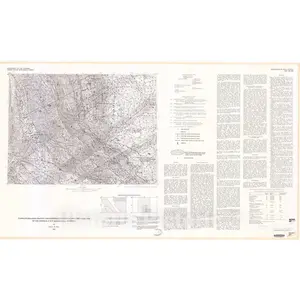 Choteau Quadrangle Geologic Map - Bouguer Gravity & Structure - Montana USGS