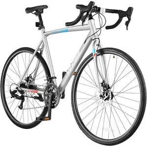 VEVOR Road Bike, 700C Wheels Racing Bike, Shimano Drivetrain City Commuter Road Bicycle, Urban Adult Sport Bicycle with Drop Bar, for Men and WomenVEVOR Super Brand Day