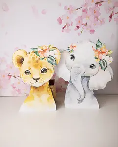 Baby safari baby shower cutouts / Custom character / elephant cutouts / cutouts/safari animals/custom birthday decorations / nursery cutouts