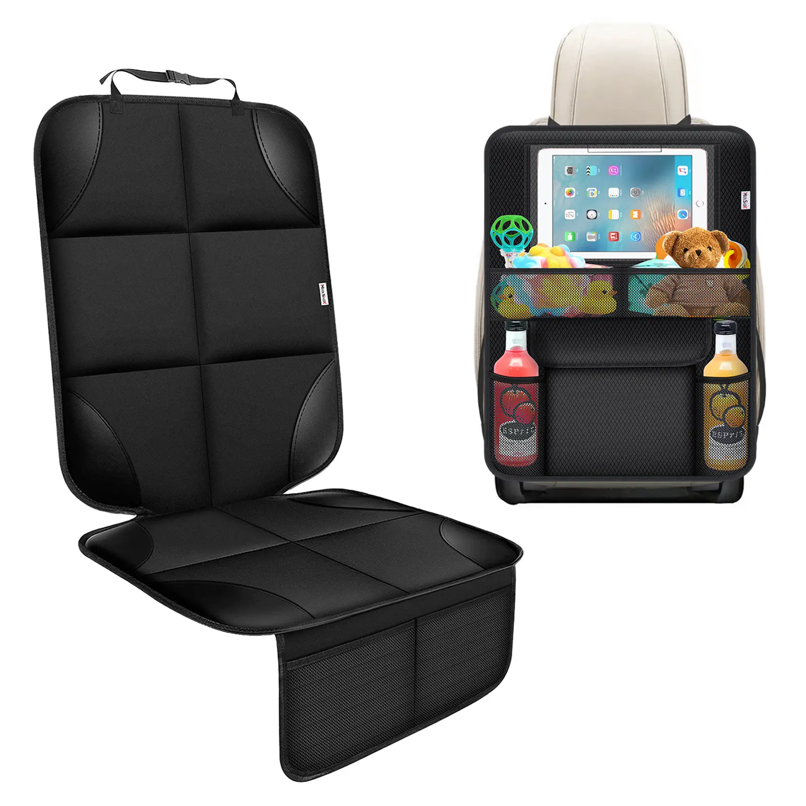 Kick Mats Back Seat Protector, Waterproof Oxford Seat Back Protector, Car Seat Back Protector for Kids, Back of Seat Protector for Kids Feet Car Seat