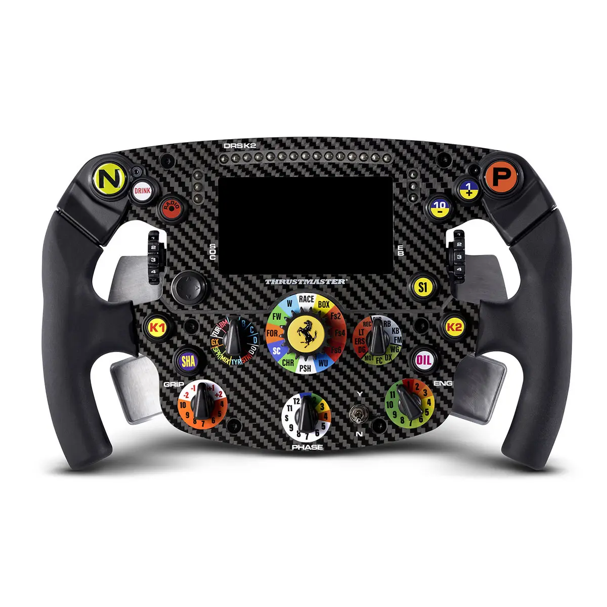 Thrustmaster Ferrari SF1000 Edition Formula Wheel Add-On - Black Game Accessory with Magnetic, Wireless, Aluminium Features