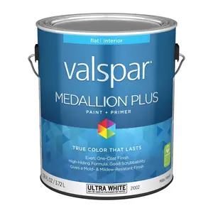 Valspar 028.0021002.007 1 gal Medallion Plus Acrylic Latex All Purpose Paint, White