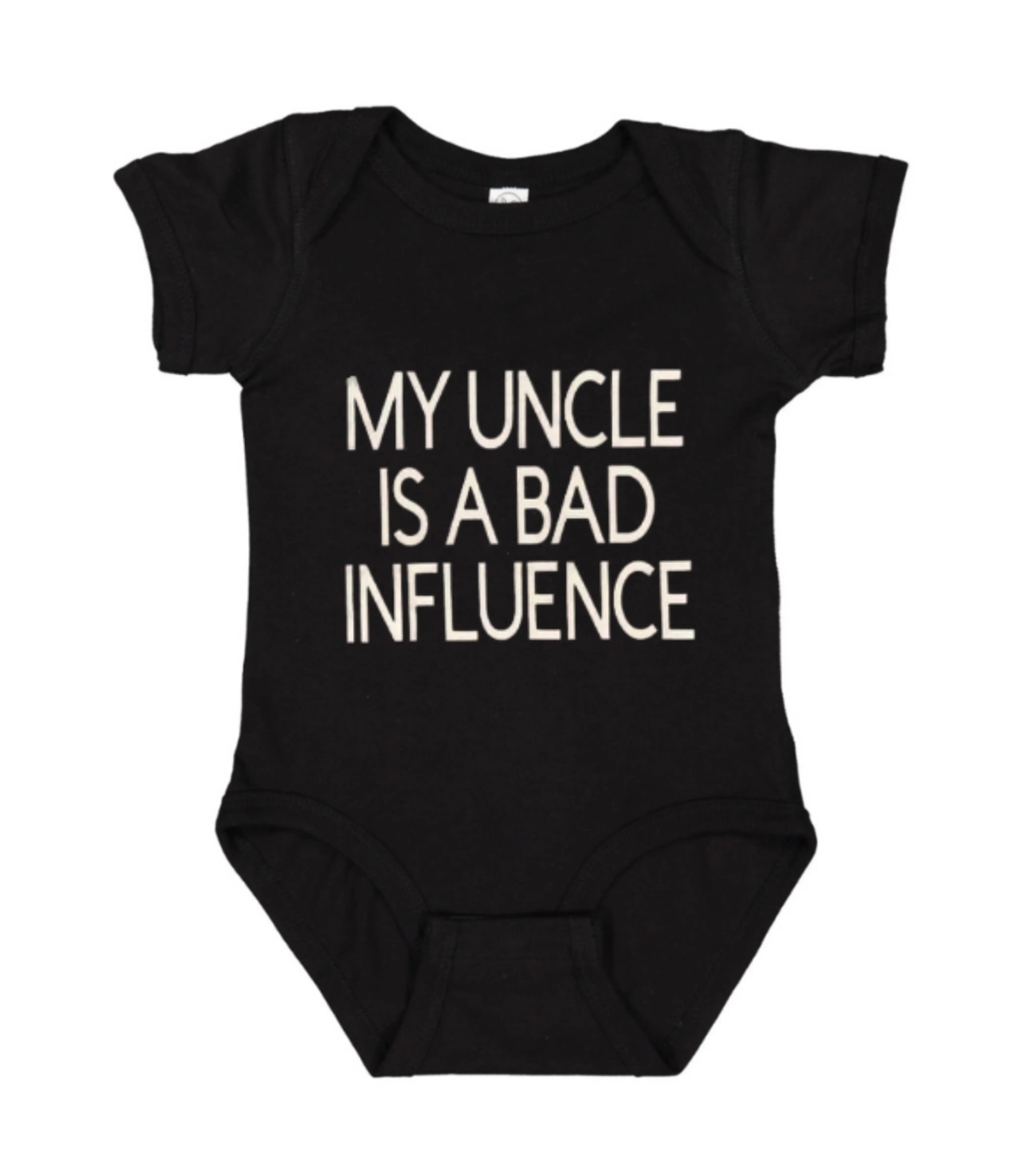 My Uncle Is A Bad Influence Onesie, Pregnancy Announcement Gift, Cotton Baby Clothes, Baby  Bodysuit,  Newborn Baby Onesie,   Bodysuits & One-pieces
