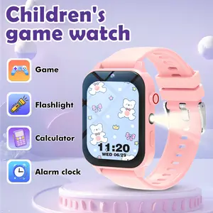 Kid-Friendly Smart Watch with Camera & Games, LED Light, Calculator, Calendar, Perfect Gift for Holidays, Quartz Movement, Alloy Case, Child Watch