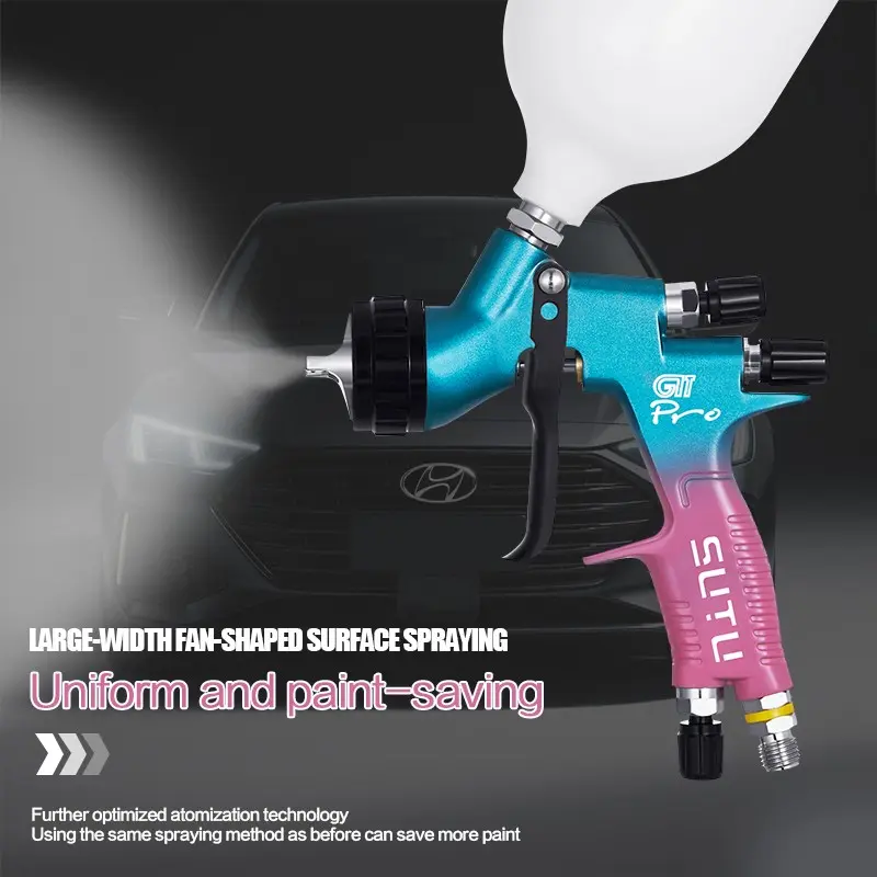 Peach Blue Tts High Atomization Spray Gun, Handheld Paint Sprayer, Pneumatic Tool for Car Paint, Furniture Surface Coating, Air Pump Sprayer, Paint Guns Automotive, Spray Painting Tool