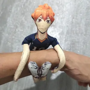 Poseable Skeleton Action Figure for Haikyuu Hinata Shoyo with Abstract Limbs Movable Doll From Candy Toys Figure Model
