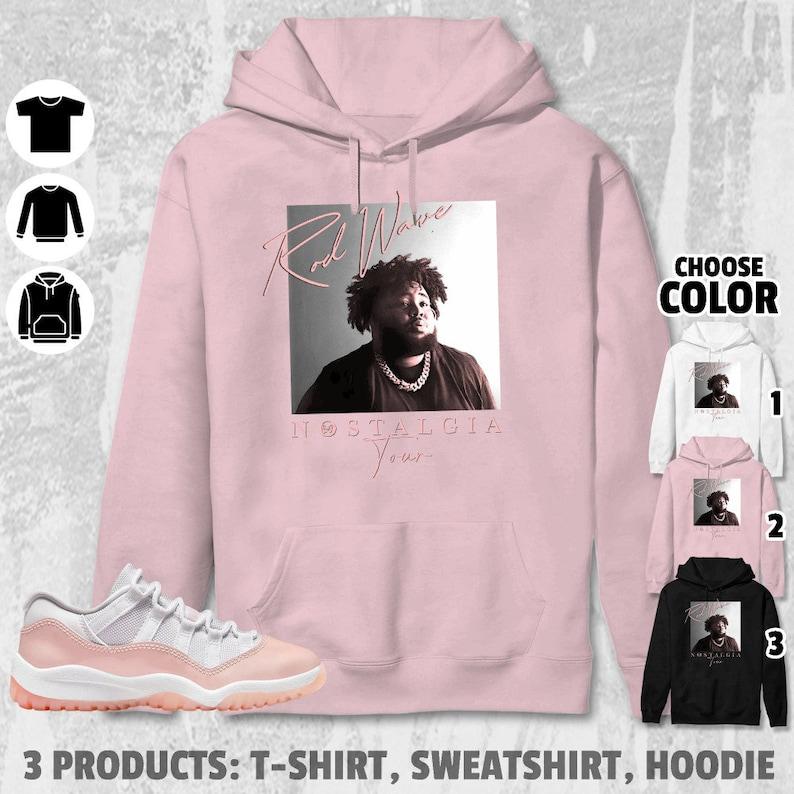 Rd Wave Nostalgia Unisex Color Shirt To Match AJ 11 Low Legend Pink, Shirt In Light Pink To Match Sneaker NA