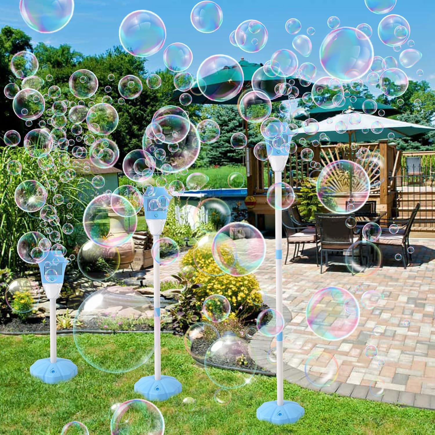 Automatic bubble blowing machine, adjustable height bracket, automatic bubble blowing machine, gifts for boys and girls, Christmas gifts, adult birthday wedding party outdoor toys