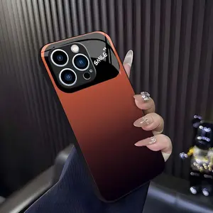 Aesthetic Gradient Phone Case for【iPhone 15 Pro Max】, Anti-Scratch Hard Cover with Full Camera Protection 666