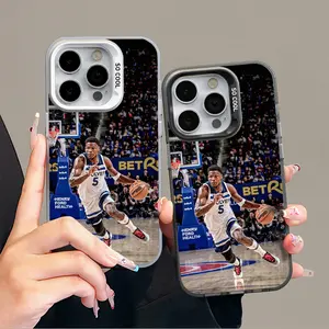 IPhone 17 Promax Anthony Edwards Phone Case Anti Drop Protective Case Suitable for iphone 16 15 14 13 12 11 XS Plus Acrylic Phone Case