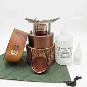 Dashan Brand Automatic Circulation Stove - High-Efficiency Jet Portable Mini Camping Stove Suitable for heating, outdoor cooking, survival, hiking, backpacking, emergency preparedness, and brewing coffee and tea.