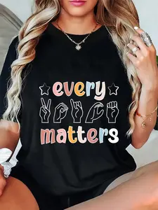 100% Cotton Speech Language Pathologist Every Voice Matters SLP T-Shirt