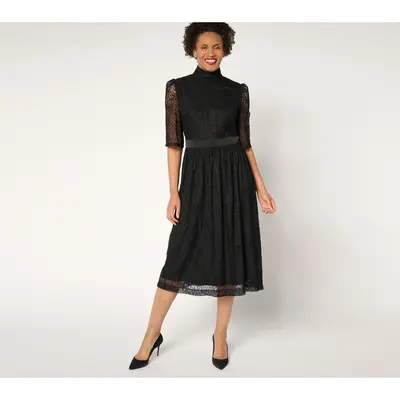 House of Cb Austen Lace Flutter Sleeves Midi Dress - TikTok Shop