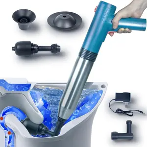 Electric Toilet Plunger, Drain Clog Remover, Air Plunger, Plungers for Bathroom Home Improvement – Powerful High-Pressure Toilet drainsnake