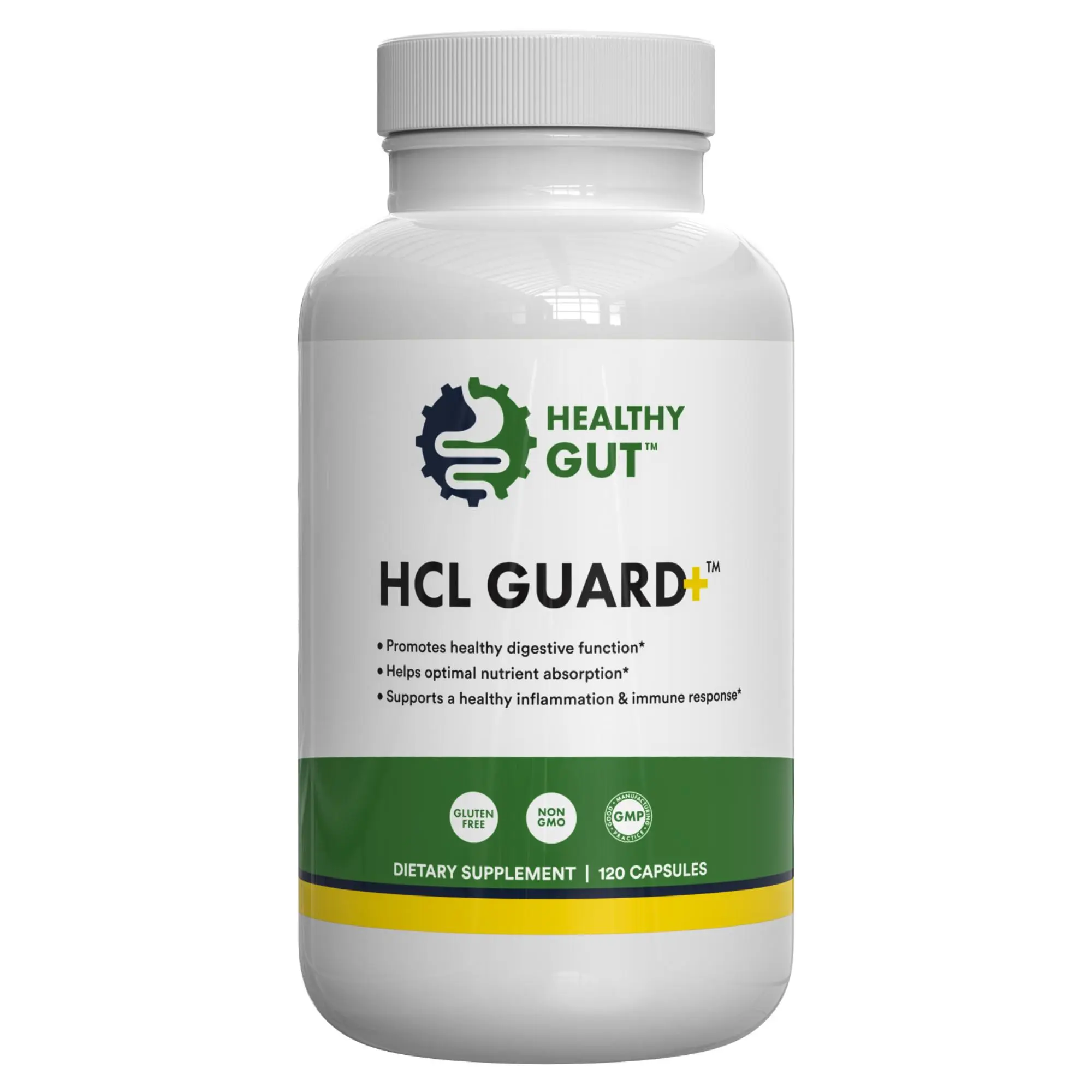 HCL Guard - Gluten Free, GMO Free, No Fillers, Digestive Wellness