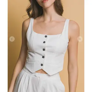 Stephanie Crop Vest Top