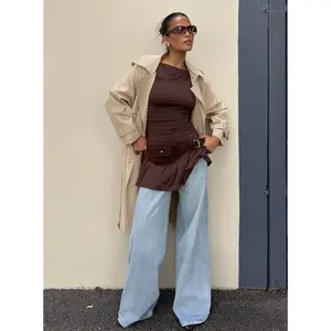 Ramos Low Rise Denim Jeans Light Wash