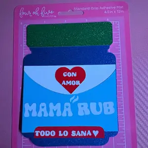 “ Mama Rub Con Amor Todo Lo Sana “ Mothers Day Topper for bouquet // arrangements