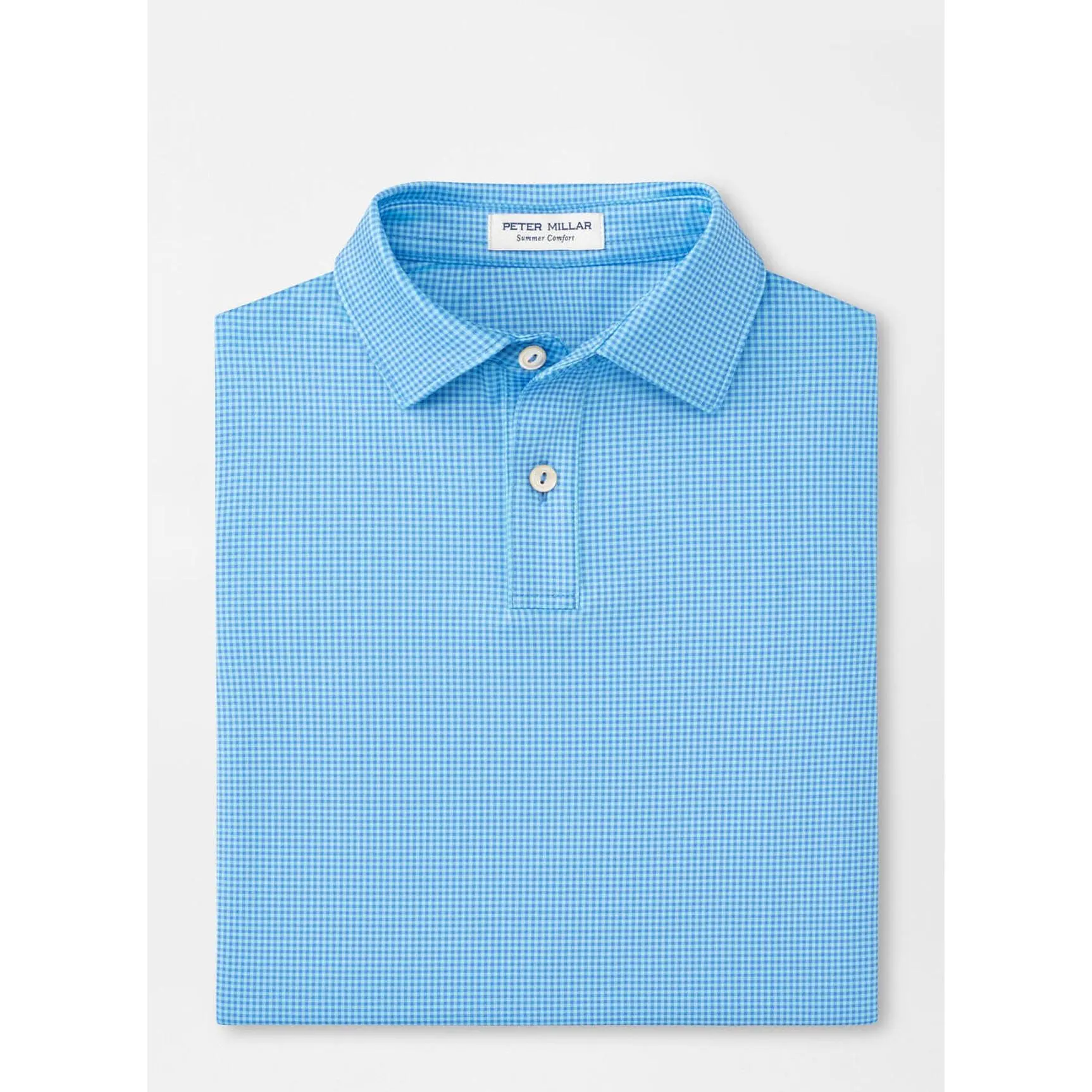 Gingham Youth Performance Jersey Polo
