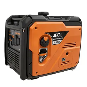 JEKAL SL6250i 5500W Wheeled Push‑Pull Inverter Gas Generator, 5000W Rated Power | Ultra‑Quiet Outdoor Power Station for Camping, RV, Job Sites & Emergency Home Backup#PortableGenerator #InverterGenerator