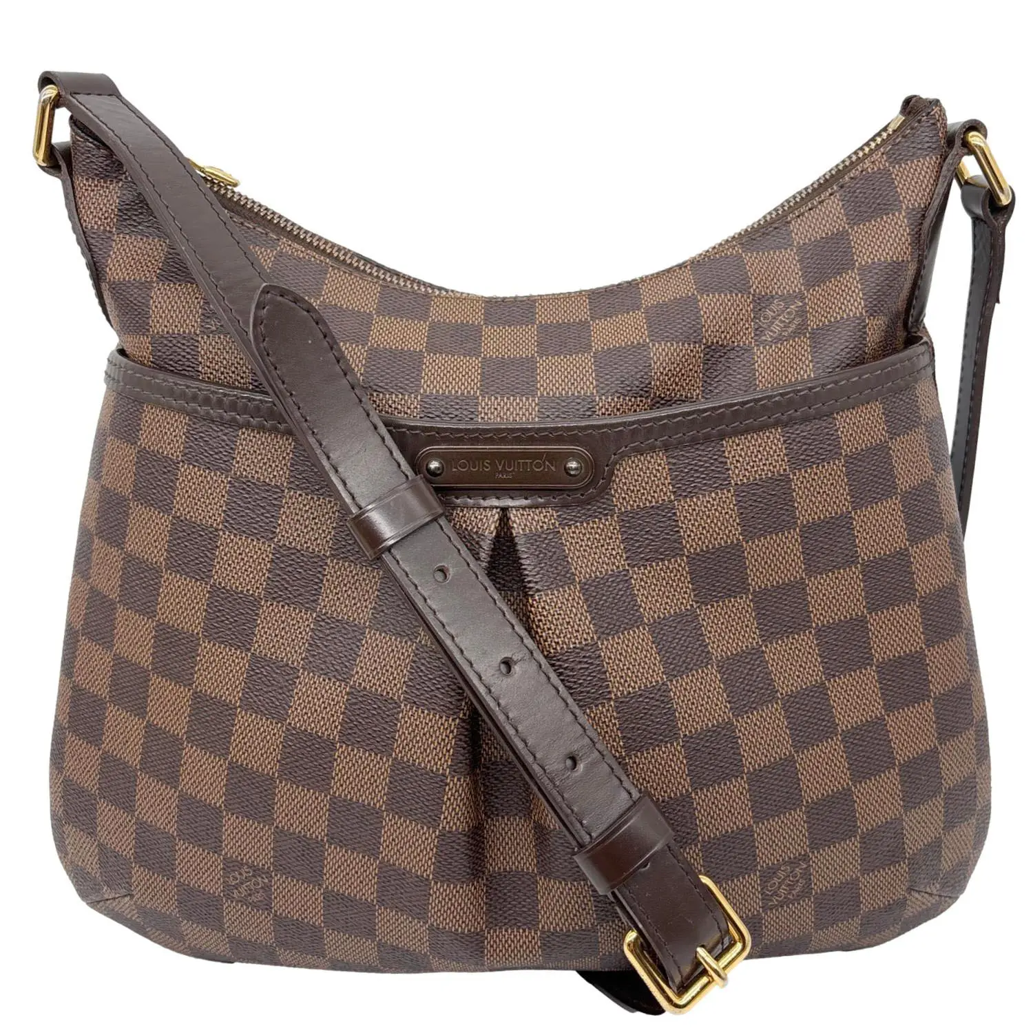 Pre-owned Louis Vuitton Damier Ebene Crossbody Bags Bloomsbury PM Crossbody Bag Brown