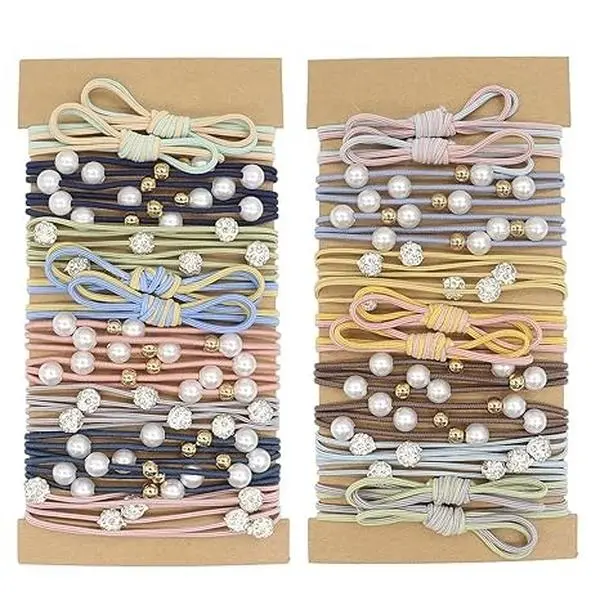 30Pcs Hair Ties, Hair Bands Braided Hair Ties, Hair Ties, Hair Accessories for Women