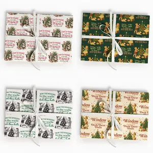 From The Windows to The Wall Wrapping Paper, Funny Christmas Meme Gift Wrap, Holiday Xmas Paper Roll,  Hilarious Gag Gift Paper Roll