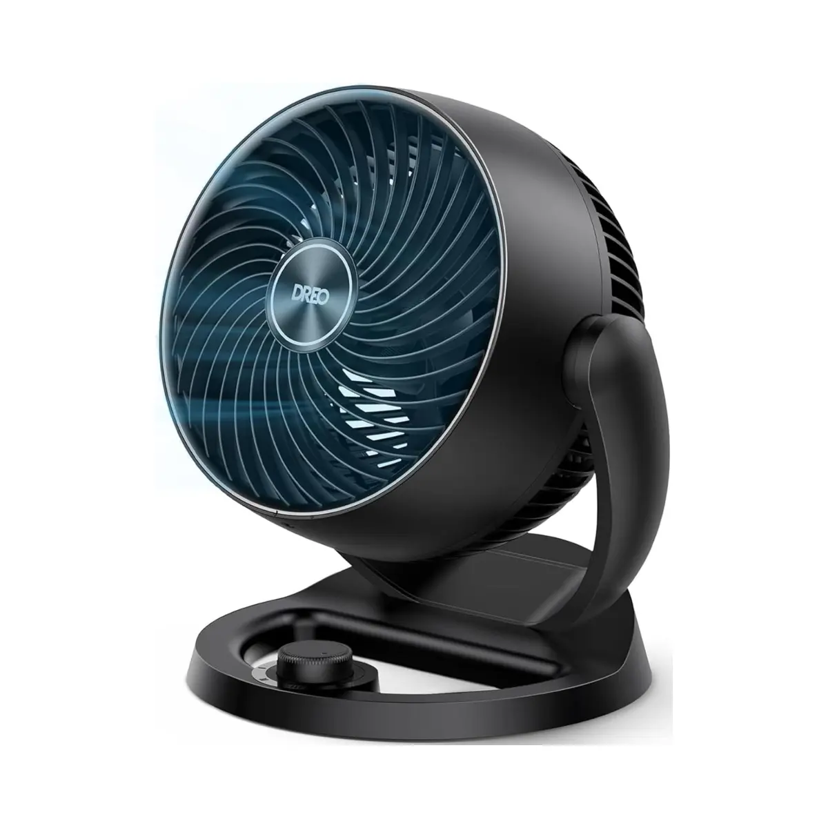 DREO Fan for Bedroom, 12 Inches, 70ft Powerful Airflow, 25db Quiet Table Air Circulator Fans for Whole Room, 120° Adjustable Tilt, 3 Speeds, Desktop Fan for Home, Office, Kitchen