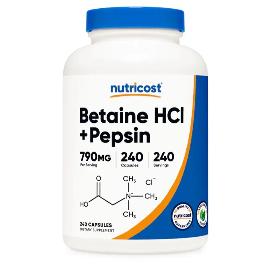 Betaine HCL with Pepsin Betaine HCL with Pepsin