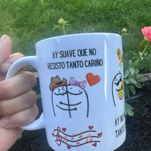 Taza Canción  Coqueta De Flork 11oz Regalo para Novia o Esposa
