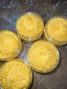 Golden Glow: Turmeric Lemon Honey Sugar Scrub