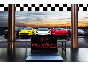 The Dorm Large Canvas Poster - "IT'S POSSIBLE" - Polyester Matte Canvas with Deep, Rich Color, Detailed Designs & Tearproof Material.