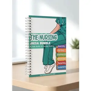 The Ultimate Nursing Mega Bundle | Spiral Bound Notes for Nursing School & NCLEX