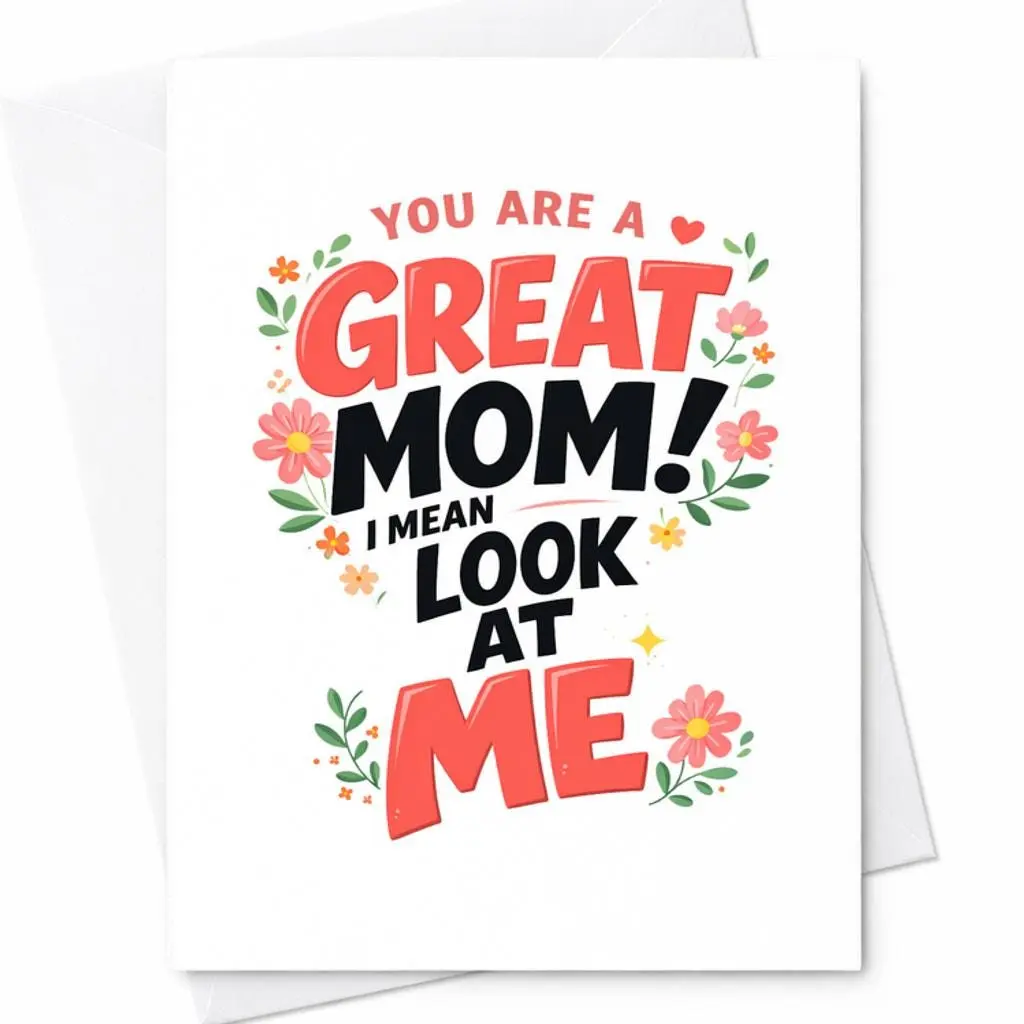 You Are A Great Mom Look At Me 2