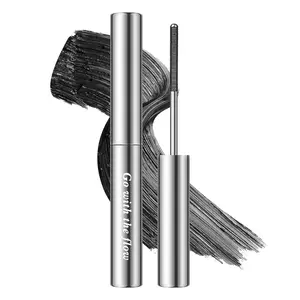 Washable Metal Rod Mascara Black, Curling Iron Wand Mascara Non-Clumping, Smudge