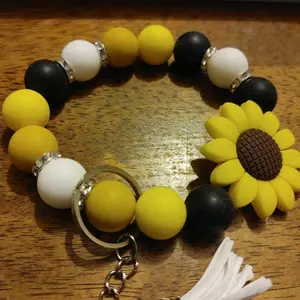 Silicone Beaded Stretch Bracelets