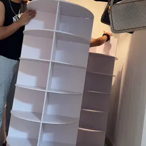 Zapatera 360 Rotating Shoe Rack with 12 Compartments for Easy Organization and Storage Sports Shoes