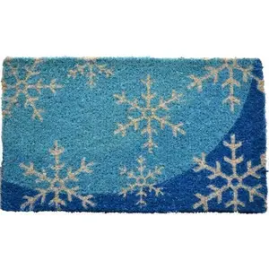 Imports Decor 314BCM Blue Flakes Novelty Doormat
