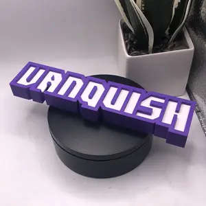 3d Printed Streamer Gamer Style Name Plate I Personalized Desk Sign I Her His Gift I Kid's Room I Gamer Tag I Custom Decor