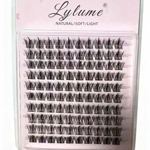100pcs Natural Eyelash Strands,Lengthened by 12mm,CC Curled Japanese Lashes,DIY Eyelash Extensions for Beginners,Perfect Gift, Voluminous Look, Wispy Lashes, Durable Extensions, Lightweight Strands, Strip Lashes, Reusable Lashes, Beginners Friendly