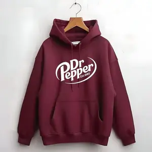 Dr Pepper Unisex Hoodie – Retro Vintage Style, Cozy Hoodie , Perfect Gift for Men & Women, Soda Lover Merch! ZKOM