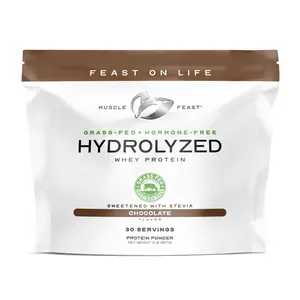 Grass-Fed Hydrolyzed Whey Protein Powder, All Natural Hormone-Free