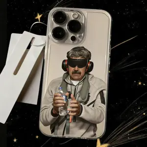 Maduro Pattern TPU Transparent Shockproof Phone Case for iPhone 17 16 15 14 13 12 11 & Samsung Galaxy S25 S24 S23 S22 Protective Cover