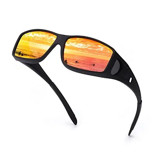 Black Frame Red Lenses