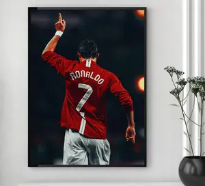 Soccer Wall Art, Cr7 Poster, Product without frame