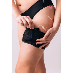 Raya Garter -  Elegant Lace Garter with Pocket for Formal Events