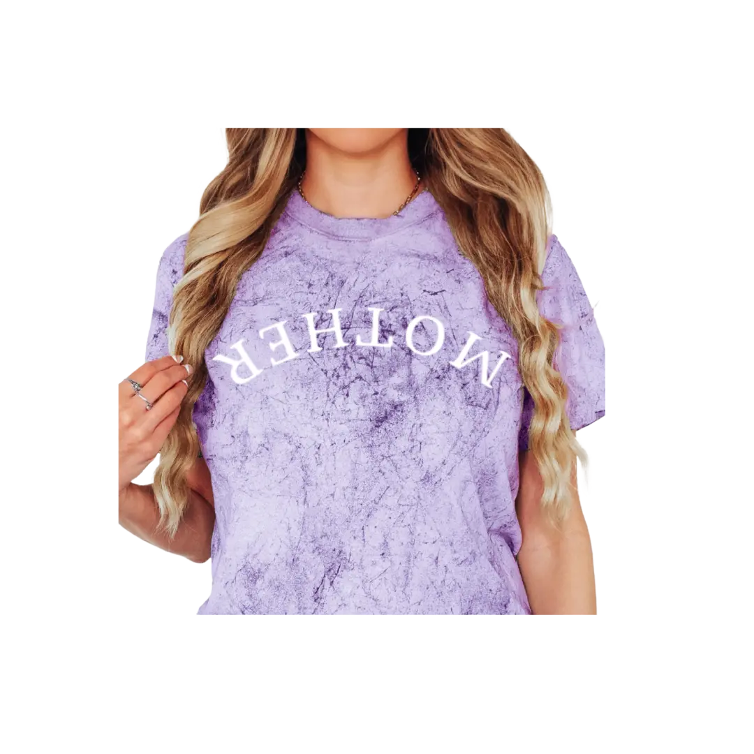 MOTHER puff print comfort colors tshirts Top Womenswear