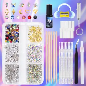 2025 Fashion Y2K Style DIY Tooth Gem Set for Y2K Fashion Lovers Jewelry Gift Girlfriend Oral Accessories with Customizable Design and Versatile Use  gems starter kit  jewelry grillz Christmas Giftbox