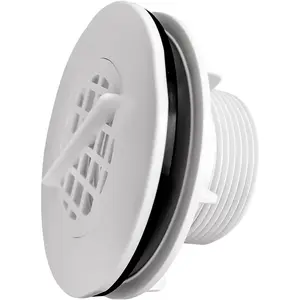 Threaded Inlet Strainer Kit Incl. Rubber Washer and Strainer Nut | Fits Intex Filter Pumps w/ 1-1/2" Hoses (1)