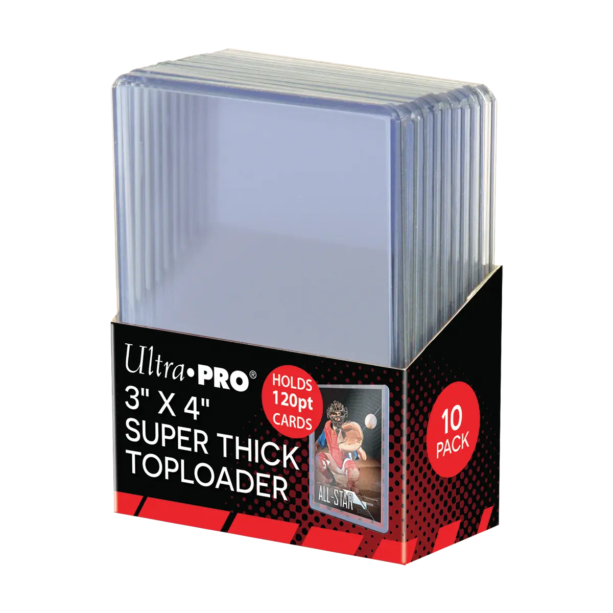 3" x 4" Clear Super Thick 120PT TOPLOADER® Sleeves (10ct) 3" x 4" Clear Super Thick 120PT TOPLOADER® Sleeves (10ct)